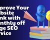 Monthly Off Page SEO Service